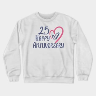 25th anniversary gifts Crewneck Sweatshirt